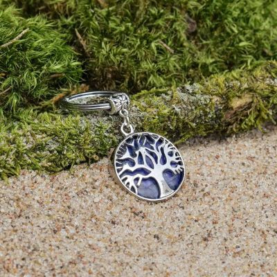 Klíčenka z lapisu lazuli