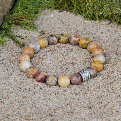 Náramek z krajkového achátu