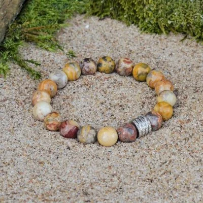 Náramek z krajkového achátu